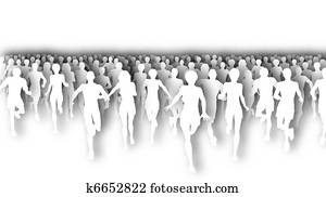 Marathon cutout Marathon cutout