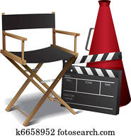 Movie director chair Movie director chair
