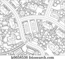 Neighborhood cutout Neighborhood cutout