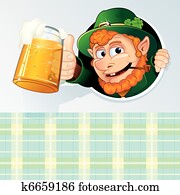 são, patrick, cartão