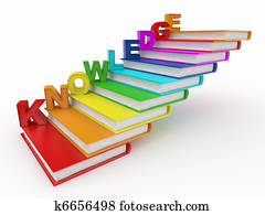 Word knowledge on books as staircase Word knowledge on books as staircase