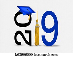 blue 2019 graduation cap with gold tassel blue 2019 graduation cap with gold tassel