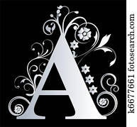 capital letter A capital letter A