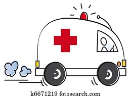 engraçado, ambulância