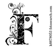 Letter Capital F
