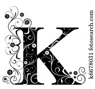 Letter Capital K Letter Capital K