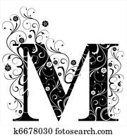 Letter Capital M