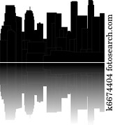 los angeles skyline los angeles skyline