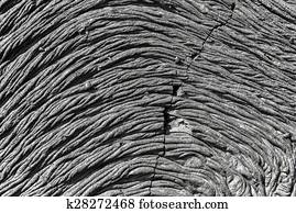 Old Lava Flow in Galapagos