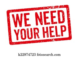 Red Stamp - We need your help Red Stamp - We need your help