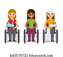 נשים, ב, כיסאות גלגלים, קבע