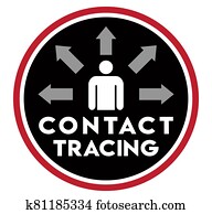 Contact Tracing Icon Contact Tracing Icon