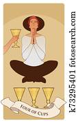 Cups-Minor Arcana-03 Cups-Minor Arcana-03