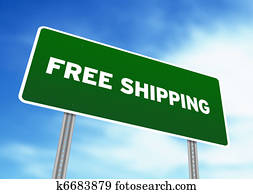 Free Shipping Highway Sign
