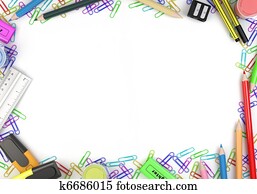 stationery objects frame stationery objects frame