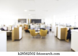 Blurry office background