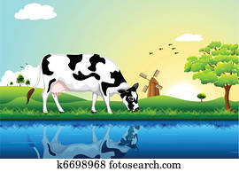 Grazing Cow Grazing Cow