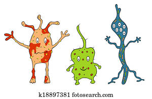 Spreading Germs Clip Art | pgi0011 | Fotosearch