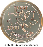 vector Money cent canada