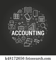 Accounting service - Round Concept