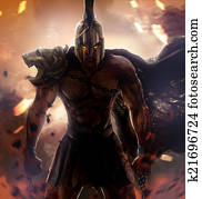 Angry warrior Angry warrior