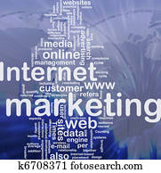 Internet marketing word cloud Internet marketing word cloud