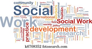 Social work background concept Social work background concept