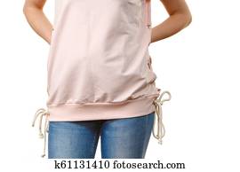 Woman wearing casual outfit