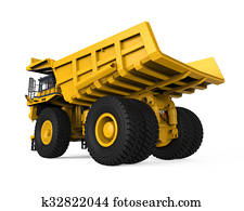 Yellow Mining Truck Yellow Mining Truck