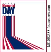 וקטור, דוגמה, ל, אותנו, יום זכרון, חגיגה