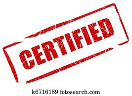 Certified stamp Certified stamp