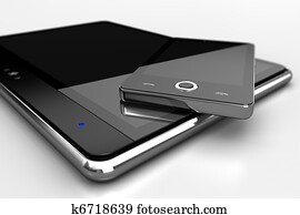 Digital pad with cell phone Digital pad with cell phone
