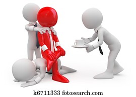 Employees trying to get a promotion Employees trying to get a promotion
