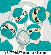 Medical Team Working Medical Team Working