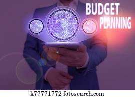 schreibende, merkzettel, ausstellung, budget, planning., geschaefts, foto, showcasing, prozess, von, konstruieren, a, budget, und, dann, verwenden, ihm, elemente, von, dieser, bild, möbliert, per, nasa.