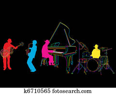 Stylized jazz band Stylized jazz band