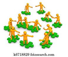 Teamwork Business Company Green Puzzle Teamwork Business Company Green Puzzle