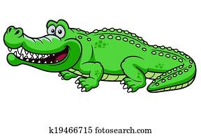 ציור היתולי, תנין