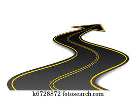 flecha, forma, camino