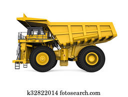Yellow Mining Truck Yellow Mining Truck