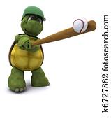 צב, לשחק, basball