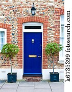 blue front door blue front door