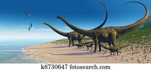 Diplodocus Herd Diplodocus Herd