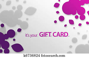 Pink, purple Object Gift Card