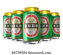 Set of beer cans Set of beer cans