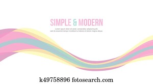 Wave design banner background collection Wave design banner background collection