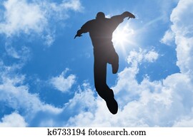 明るい太陽, 男のジャンプ