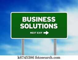 Business Solutions Highway Sign Business Solutions Highway Sign