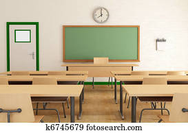 class without students class without students