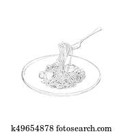 Spaghetti Clip Art Vectors | Our Top 1000+ Spaghetti EPS Images